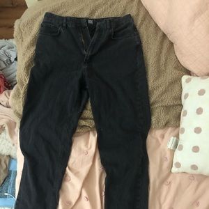 Worn once! BDG Denim Black Mom Jeans